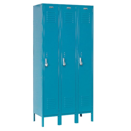 Global Industrial 36 in W, 12 D, 78 in H, Blue 652167BL